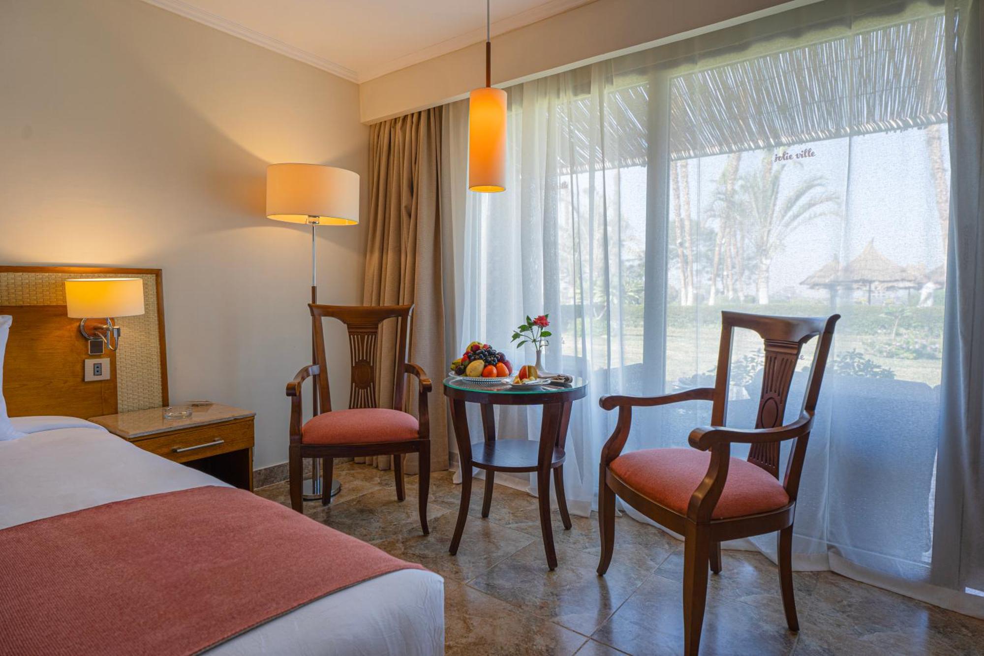 Jolie Ville Hotel & Spa Kings Island Luxor Exterior foto A room at the hotel